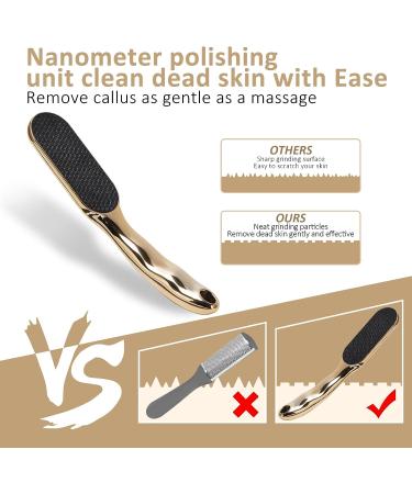 Glass Foot File Callus Remover & Nail Clipper Set | Pedicure Tools for Wet & Dry Feet - Buy Online on GoSupps.com