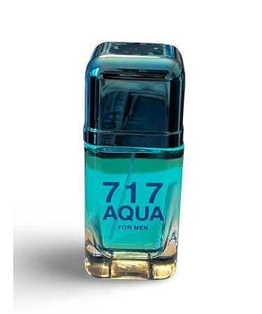717 AQUA FOR MEN - Eau de Parfum- 3.4 Fl Oz Vaporisateur Natural Spray - Buy Online on GoSupps.com
