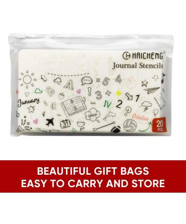 30 PCS Planner Stencils for Bullet Journal, Scrapbooking, Drawing - 4x7 Inch Diary Template - Buy Online on GoSupps.com