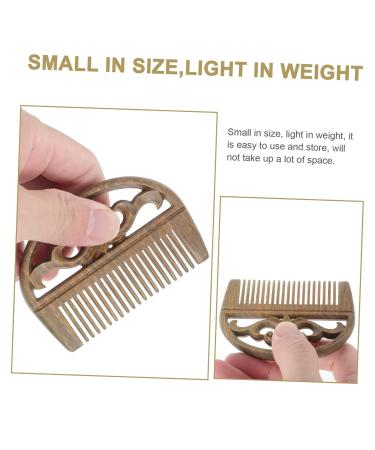 Beaupretty Green Sandalwood Combs for Men - Wooden Hairdressing Tools | 2-Pack - Buy Online on GoSupps.com