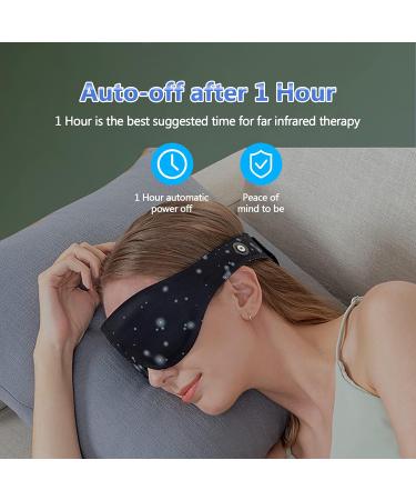 GRAPHENE TIMES Heated Eye Mask USB Hot Eye Compress for Blepharitis Dry Eyes and Dark Circles - Buy Online on GoSupps.com