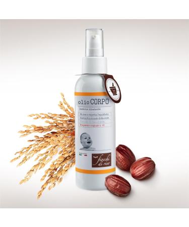  Fiocchi di riso Rice Flakes - BODY Oil - 140 ml - NEWBORN HYDRATION - Fast-absorbing moisturizing lotion that nourishes newborn skin while preserving its hydrolipidic film. Recycled packaging - Buy Online on GoSupps.com