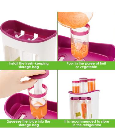 Nosii Fresh Fruit Juice Squeeze Station & Baby Food Maker with Storage Bags - Buy Online on GoSupps.com