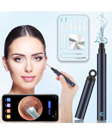 Ear Wax Removal Tool  Ear Cleaner with Camera Wireless Ear Otoscope 1296P FHD  6 LED Lights  Ear Cleaning Wax