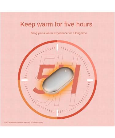 Hand Warmer Mini USB Rechargeable 2600mAh by BELLADDY INC Great Gift Electronic Pocket Heater Portable Stay Warm Outdoors Winter Camping Gold - Buy Online on GoSupps.com