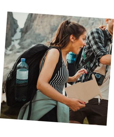 Sickness Vomit Hospital Bag 15pcs - Kraft Paper Light Brown Disposable Travel Vomit Bags - Buy Online on GoSupps.com