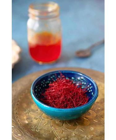 Organic Saffron from Kashmir - Kashmiri Kesar Grade A+ Premium Kashmir Fresh Natural Saffron Threads (1 gram / .035 oz) - Finest Pure Premium Mongra Saffron from the farmland of J&K - Highest Grade Kashmir Saffron for Chia Pudding Tea Rice Desserts No Art - Buy Online on GoSupps.com