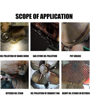 Kitchen Grease Cleaner - Safe Kitchen Oil Cleaner with Environmentally Friendly Formula Effective Cleaning 100ml for Kitchen Utensils/a - Buy Online on GoSupps.com