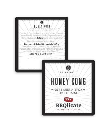 Ankerkraut Honey Kong BBQ Rub 250g | Sweet & Spicy Grill Seasoning for Meat | Premium Quality Spice Mix - Buy Online on GoSupps.com