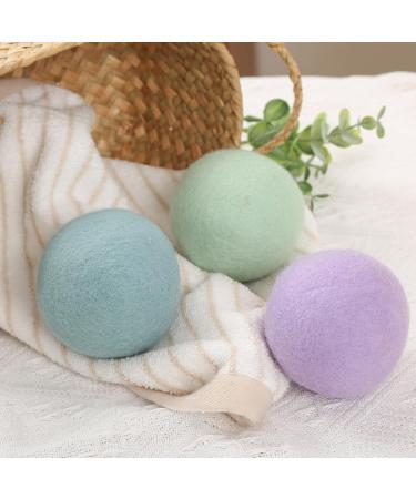 Buy XL Wool Dryer Balls 3 Pack - Natural Fabric Softener Handmade Organic Reusable for 1000 Loads - Shorten Drying Time & Wrinkle-Free - Buy Online on GoSupps.com