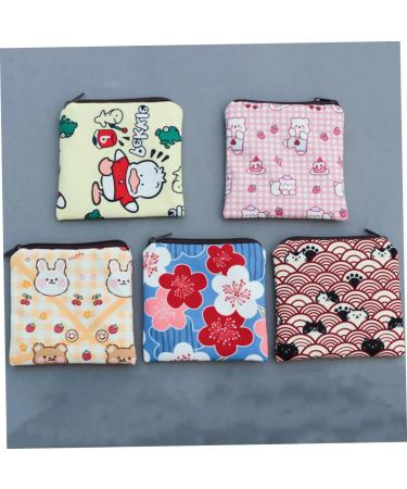 Healvian Multitool Wallet: 4PCS Napkin Storage Bag & Pouch Holder with Zipper - Outdoor Period Bag for Nursing Pads and Tampons - Polyester Student Girl Purses - Buy Online on GoSupps.com