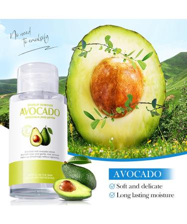 Huile nettoyante en profondeur l'avocat 300 ml eau d maquillante d maquillante huile nettoyante pour le visage pour enlever le maquillage laisse une sensation soyeuse sur la peau - Buy Online on GoSupps.com