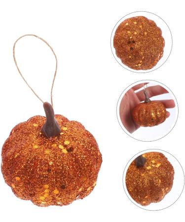 DECHOUS 10pcs Foam Pumpkin Fall Harvest Fake Pumpkins Mini Pumpkins Thanksgiving Party Supplies Faux Pumpkin Craft Decor Halloween Ornament Artificial Little Pumpkin Orange 5CM - Buy Online on GoSupps.com