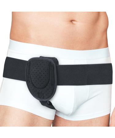 Adamson H2: Hernia Belts for Men - Adjustable Inguinal Hernia Belt Left or Right Side - Groin Compression Wrap with Adjustable Waist Strap - Univeral Fit Discreet Under Clothing & Comfortable Support