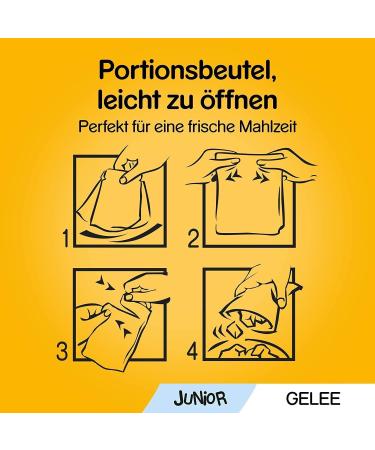 Pedigree Junior Dog Food - Vital Protection for Puppies 48 Portion Bags (12x100g) - Wet Varieties: Chicken Beef Poultry & Lamb - International Shipping Available - Buy Online on GoSupps.com