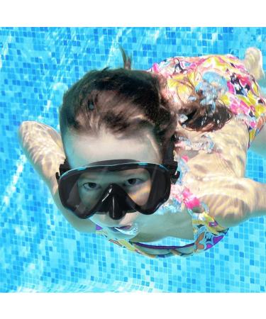 Berallo Kids Snorkel Gear | Anti-Fog Diving Mask for Children 5-12 | Swimming Goggles | Blue - Buy Online on GoSupps.com