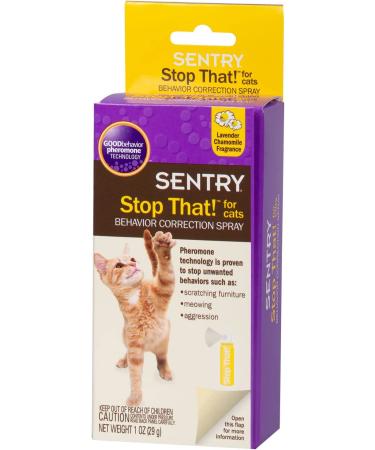 SENTRY Stop That! For Cats 1 oz - Effective Behavior Correction Spray - Buy Online on GoSupps.com