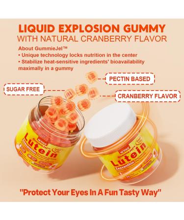 NEVISS Sugar Free Lutein Gummies 60 Counts + Vitamin D3 Gummies 60 Counts - Buy Online on GoSupps.com