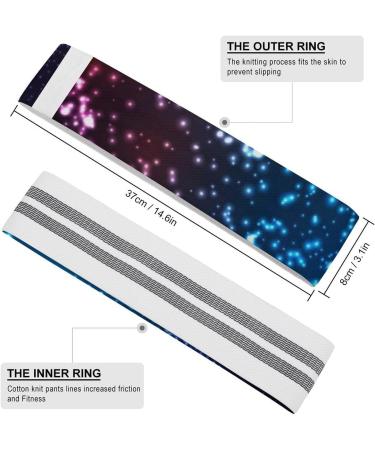 Galaxy Yoga Workout Bands - Abstraction Space Resistance Straps for Booty & Legs | Comfort & Therapy Aids - Buy Online on GoSupps.com