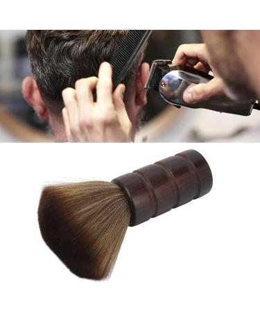Dust Removal Brush for Neck and Face Professional Neck Hair Cleaning Brush Ergonomic Beech Handle Nylon Hair for Hairdresser for Home Salon - Buy Online on GoSupps.com