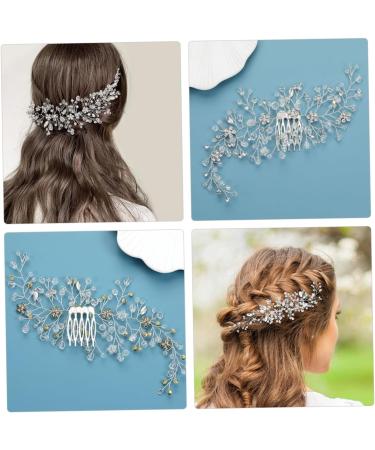 FRCOLOR Piece wedding hair accessories girls hair accessories wedding hair clip rhinestone hair clips gold hair clips girl hair accessories rhinestone hair comb alloy jewelry bride casual - Buy Online on GoSupps.com