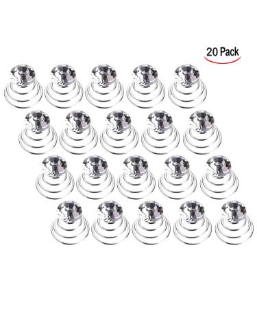 Buy IWOBI 20-Piece Crystal Spiral Hairpins - Elegant Wedding Hair Accessories & Hair Clips - Buy Online on GoSupps.com