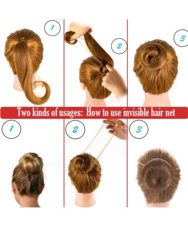 Invisible Blonde Hair Nets for Ballet & Gymnastics - 20inch (24PCS) - Buy Online on GoSupps.com