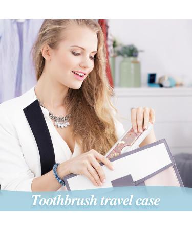 Buy Colorful Travel Toothbrush Case - Convenient Holder & Tongue Scraper Cover | International Shipping Available - Buy Online on GoSupps.com
