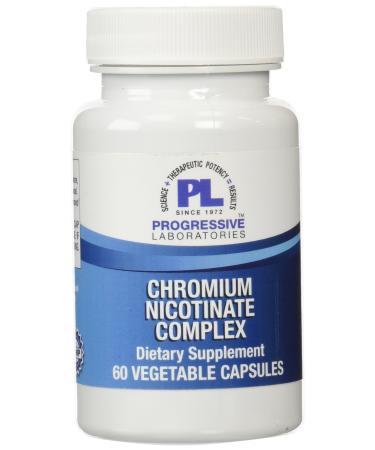 Progressive Labs Chromium Nicotinate Supplement 60 Count