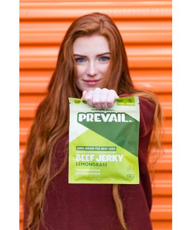 Prevail Grass Fed Beef Jerky 3 Pack | Low Sodium, Keto, Paleo | 12g Protein, Soy & Gluten-Free - Buy Online on GoSupps.com