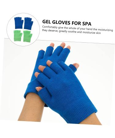 minkissy 4 Pairs Gel Gloves Cracked Skin Gloves Dry Hands Gloves Overnight Gloves for Hands Winter Gloves Overnight moisturizing Gloves Fingerless Mittens Miss Care Leather Gloves Dipping - Buy Online on GoSupps.com