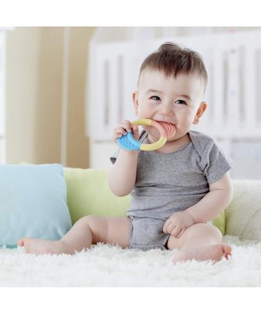 Hape E0026 Teething Ring - Safe Rice-Based Teething Aid | Multi-Colour | International Shipping Available - Buy Online on GoSupps.com