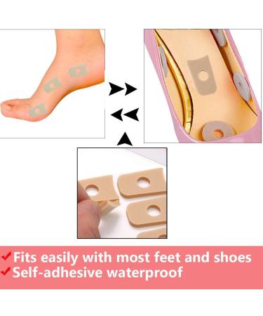 FootSiHome 120 Foam Pads - Chicken Eye Protectors Cornea Pads & Toe Pain Relief Pillows in Beige - Ideal for Comfort & Support - Buy Online on GoSupps.com