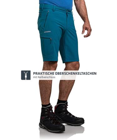 Sch ffel Men's Folkstone Shorts - Versatile Hiking Trousers with Adjustable Waist & Practical Pockets - Outdoor Pants in 54 Dress Blues - Buy Online on GoSupps.com
