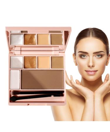 leryveo Concealer Palette - 6 Color Contouring Cream for Beginners, Professional Brightening Makeup for Dark Circles, Imperfections