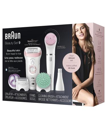 Braun Silk-pil 9-985 Epilator for Women | Facial Hair Removal Shaver - Cordless & Rechargeable | Wet & Dry | Includes Facial Cleansing Brush - Buy Online on GoSupps.com
