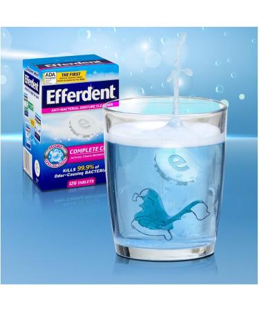Efferdent Denture Cleanser Tablets 102ct - Complete Clean Formula - Buy Online on GoSupps.com