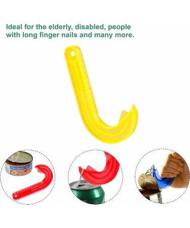 SUL Ring Pull Can Opener Designed for Weak Hands Weak Grip or Limited Dexterity Arthritis Elderly Children and Anyone with Low Strength Makes Easy Work of Opening Cans jar (Yellow) - Buy Online on GoSupps.com