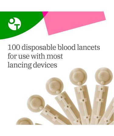 OneTouch Ultra Soft 2 Lancets - Fine 30G for Blood Testing | Compatible with Most Lancing Devices | 100 Diabetic Lancets for Blood Glucose Monitoring - Buy Online on GoSupps.com