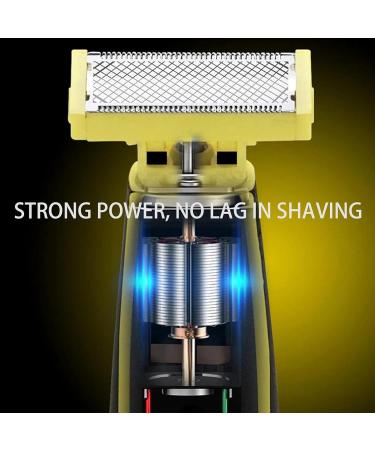 Full Body Washed Wet & Dry Shaver Waterproof Male Hygiene Razor Electric Body Hair Trimmer for Men USB Rechargeable Shaver with 4 Types of Limited-Length Combs (1 Set) - Buy Online on GoSupps.com