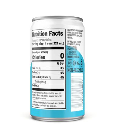 Zevia Zero Calorie Mixer Tonic Water 7.5oz (Pack of 12) - Sparkling Tonic Water, Sugar-Free Drink - Buy Online on GoSupps.com