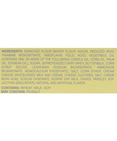 Lance Sandwich Crackers Captain's Wafers Cream Cheese and Chives 8 Ct Box - Buy Online on GoSupps.com