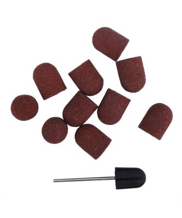 Robusted manicure pedicure tool accessories Professional nail grinding grinding cap for nail studio for beauty for families for nail art artists (13 * 19)