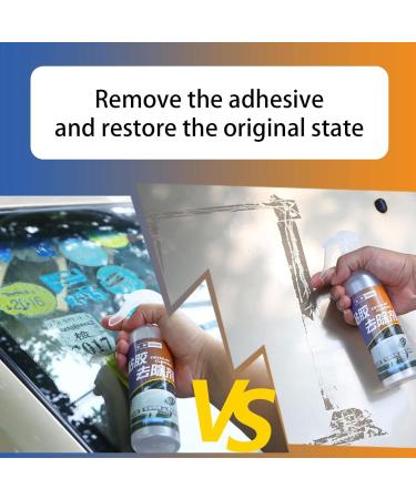 Glass Label Cleaner - 100ml Effective Glass Stickers Solvent | Label Cleaner for Bathroom Kitchen Bedroom Household Tar Grease Oil Cleaning Tools - Buy Online on GoSupps.com
