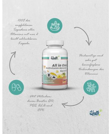 Buy Zec+ Nutrition Health+ All-in-One Multivitamin Complex - 60 Capsules | Best International Shipping - Buy Online on GoSupps.com