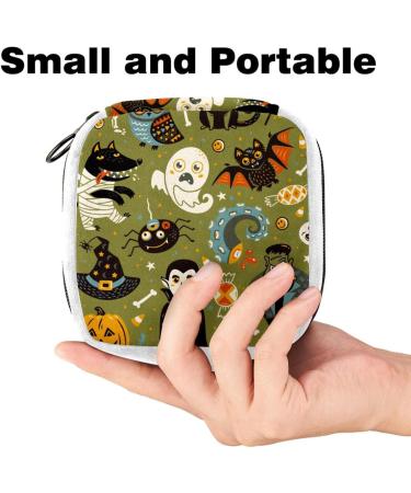 GIAPB Cat Design Sanitary Napkin Storage Bag | Period & Tampon Pouch | Makeup Pad Holder - Color 4812 - Buy Online on GoSupps.com