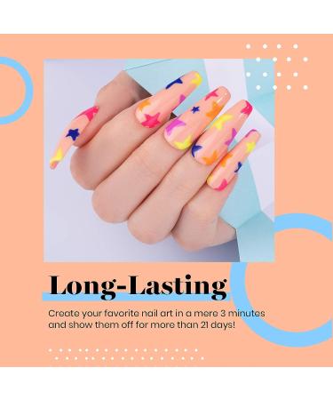 Beetles Gel Nail Polish Kit 16 Pcs Neon Collection - Bright Spring Summer Colors - Includes Base Gel, Glossy & Matte Top Coat - Long-lasting Neon Vacation Nails Art Set - Buy Online on GoSupps.com