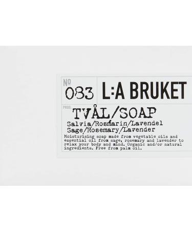 L:A Bruket No 083 Rope Soap | Sage/Rosemary/Lavender