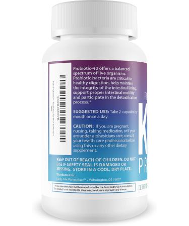 Keto Probiotic - 40 Billion Cfu - Promote Digestive Health Immune Health & Gut Health - Keto Friendly Probiotic - Full Body Keto Cleanse Aid - Reduced Bloating - Keto Probiotics for Men & Women - Buy Online on GoSupps.com