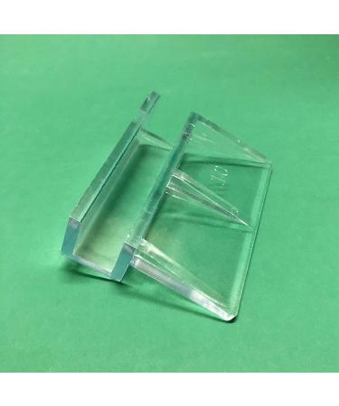J-star 6 Pcs Acrylic Aquarium Clips for Rimless Tanks - Glass Lid Support Holders - 10mm Transparent Fish Tank Clips - Buy Online on GoSupps.com